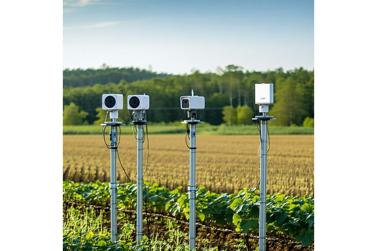 Sensori IoT installati in campo