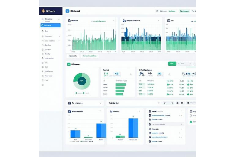 Analisi di performance di rete su dashboard